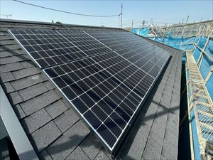 千葉県柏市　太陽光設置工事
