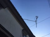 埼玉県春日部市緑町　雪によるアンテナ倒壊復旧工事
