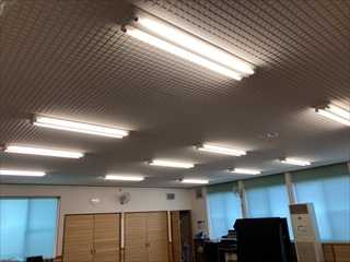 自治会管理施設 LED照明工事 施工前4