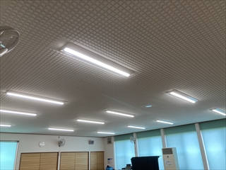 自治会管理施設 LED照明工事 施工後4