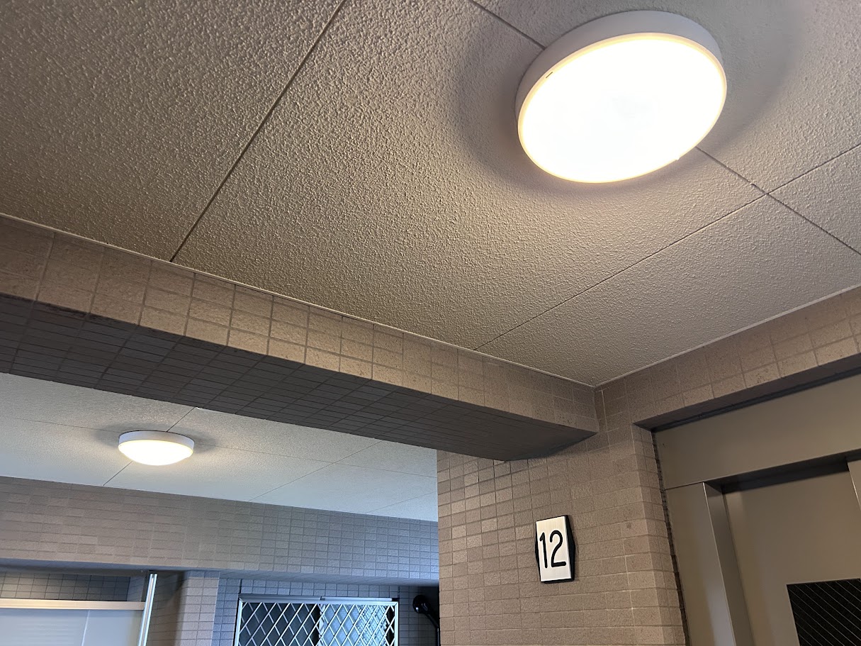 マンション共用灯 LED照明工事 施工後2