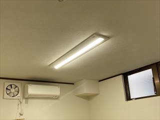 店舗照明 LED化工事 施工後4