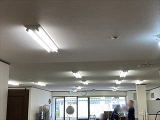 店舗照明 LED化工事 施工前2
