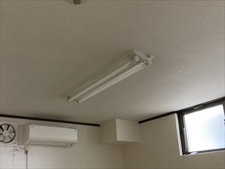 店舗照明 LED化工事 施工前4