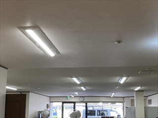 店舗照明 LED化工事 施工後2