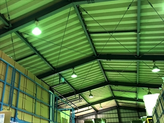 倉庫内照明 LED化工事 施工前1