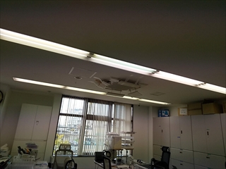 事務所内照明 LED化工事 施工前3