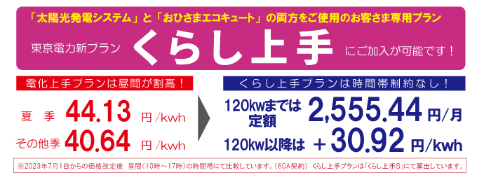 パナソニックエコキュート&IHクッキングヒーター同時購入でさらに割引