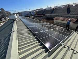 太陽光発電システム 設置工事2