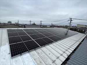 太陽光発電システム 設置工事1