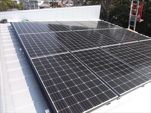 太陽光発電システムリース 設置工事4