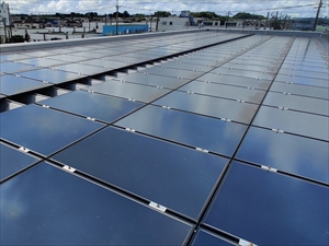 太陽光発電システムリース 設置工事2
