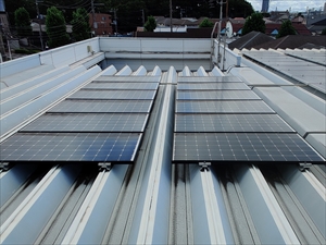 太陽光発電システムリース 設置工事2