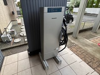 福田電子(茨城県つくば市) V2H設置工事施工事例