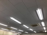 工場内水銀灯照明をLED照明に交換