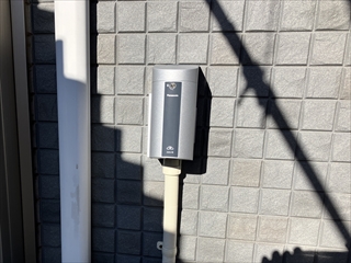茨城県坂東市 EVコンセント設置工事1