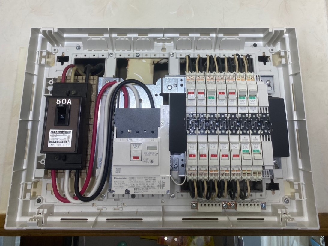 増渕電気 分電盤交換工事2
