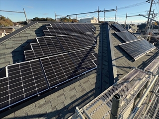 エコビルド CIC長州産業PV4.4kwシステム+蓄電池9.8kwHYB全負荷工事1