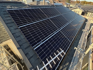 エコビルド CIC長州産業PV4.4kwシステム+蓄電池9.8kwHYB全負荷工事2