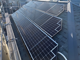 エコビルド CIC長州産業PV4.4kwシステム+蓄電池9.8kwHYB全負荷工事1