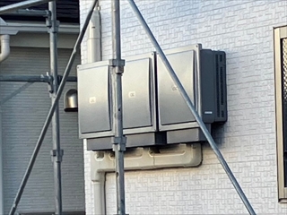エコビルド CIC長州産業PV4.4kwシステム+蓄電池9.8kwHYB全負荷工事2
