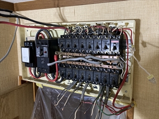 千葉県我孫子市 分電盤交換＋専用回路設置工事2