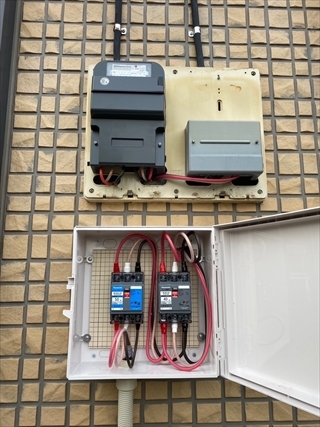 増渕電気 テスラウォールコネクター設置工事3