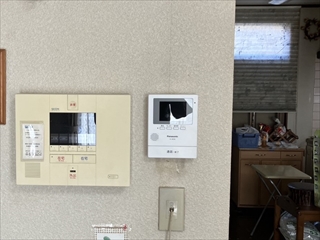 さんふらわー ドアホン交換工事3