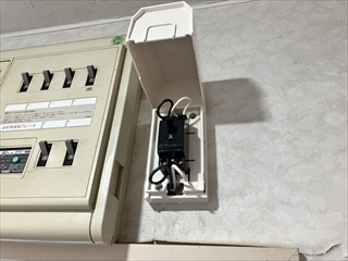 茨城県守谷市 専用コンセント設置工事4