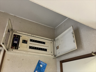 茨城県坂東市 電源切り離し工事3