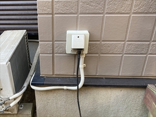 茨城県牛久市 屋外照明・電源増設工事2