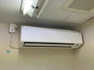 千葉県流山市 エアコン設置工事2