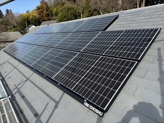 東京都八王子市 太陽光パネル設置＋蓄電池設置工事1