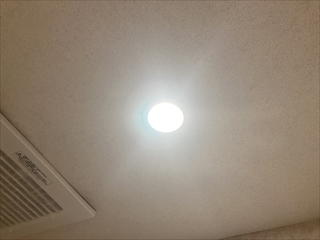 茨城県牛久市 ダウンライト交換工事2
