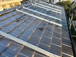 タケモトデンキ 太陽光パネル設置工事1