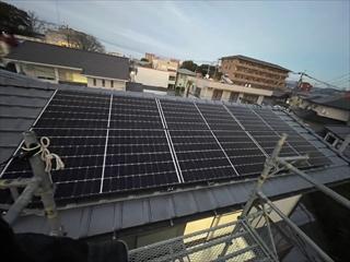 タケモトデンキ 太陽光パネル設置工事3