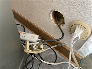 茨城県つくば市 テレビ端子交換＋アンテナ受信チェック工事2