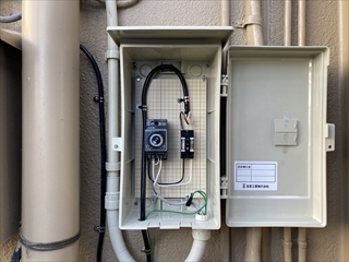 茨城県常総市 ビル電源引き込み工事2
