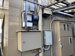 茨城県常総市 ビル電源引き込み工事3