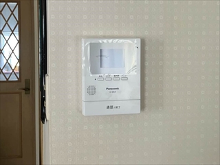 シスコムネット ドアホン交換工事2