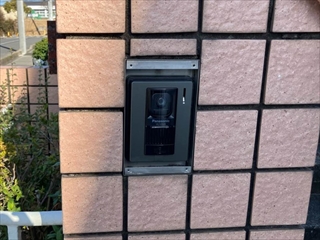 シスコムネット ドアホン交換工事1