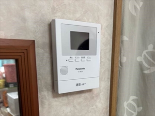 シスコムネット ドアホン交換工事1