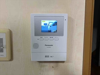 シスコムネット ドアホン交換工事2