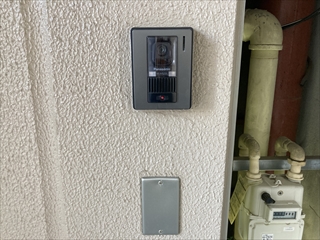 千葉県松戸市 ドアホン配線工事1
