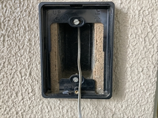 千葉県松戸市 ドアホン配線工事2