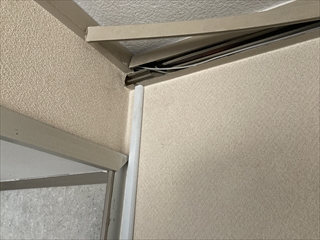 千葉県松戸市 ドアホン配線工事2