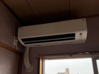 はまでん 分電盤交換とエアコン新設4