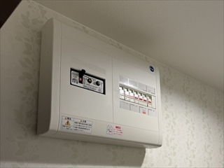 はまでん 分電盤交換とエアコン新設2