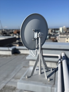 増渕電気 集合住宅BSアンテナ交換工事3
