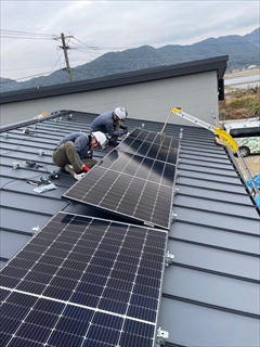 タケモトデンキ 太陽光発電設置工事4